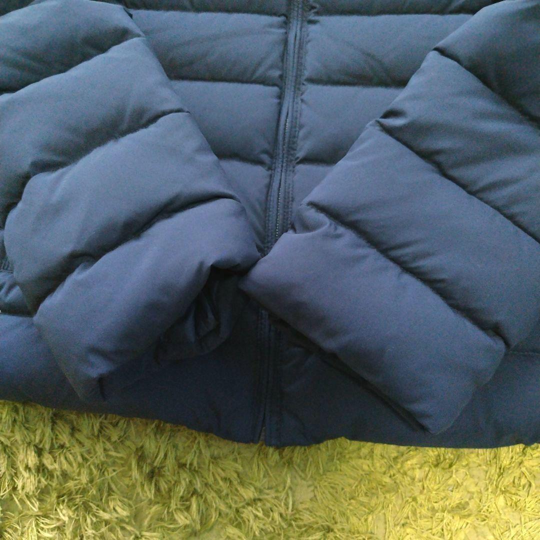 【美品】ピレネックス ダウンジャケット スプートニックソフト 紺 M ロゴ