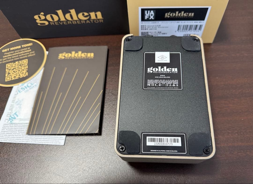 未使用 UAFX Golden Reverberator