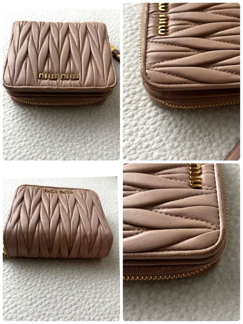 MIU MIU マテラッセ 二つ折り財布 CAMMEO 5ML522