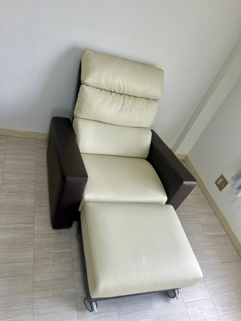 【値下げ】MARUICHI リクライニングソファ　オットマン付