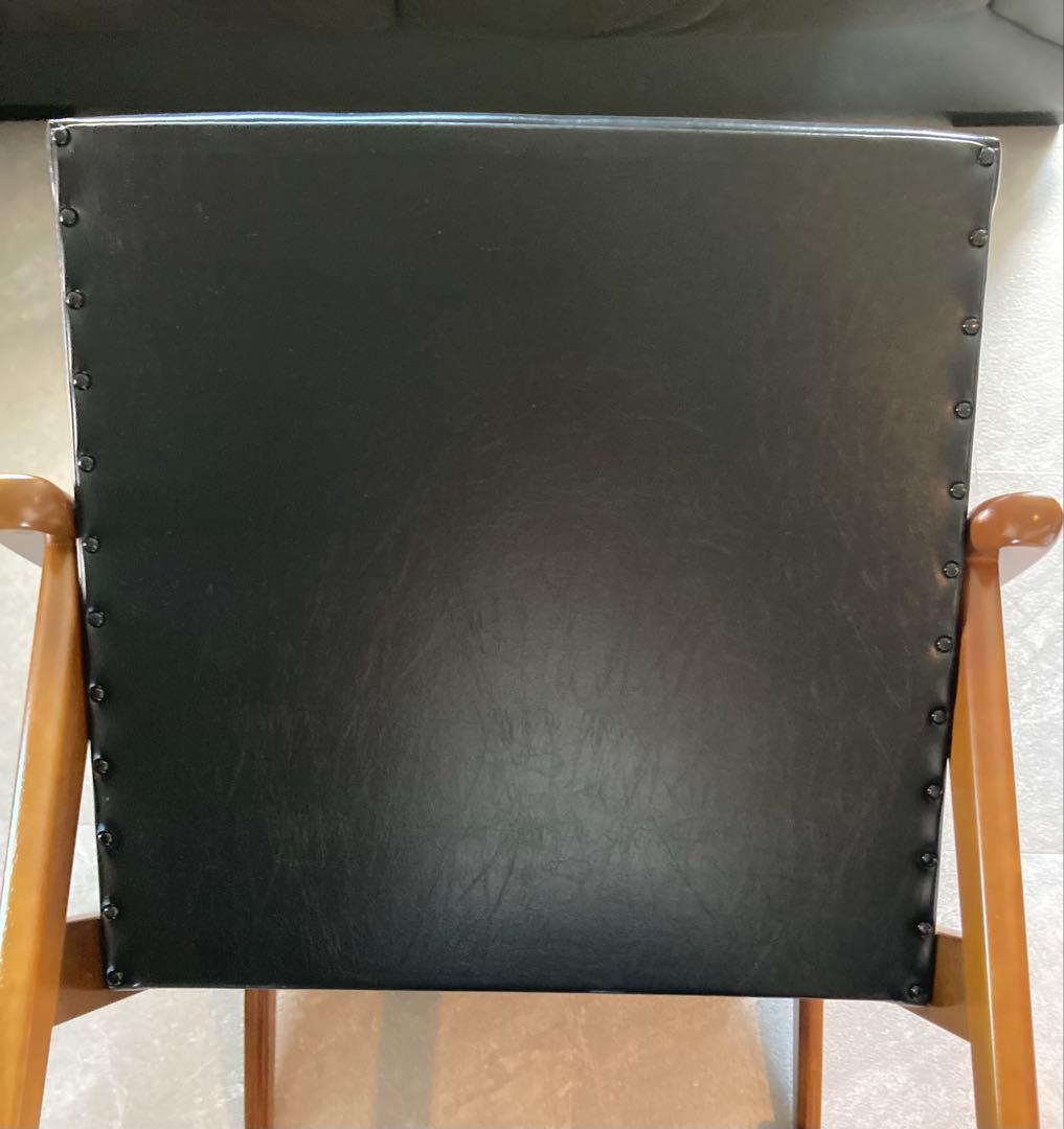 カリモク60 Kチェア 1シーター ブラック 美品