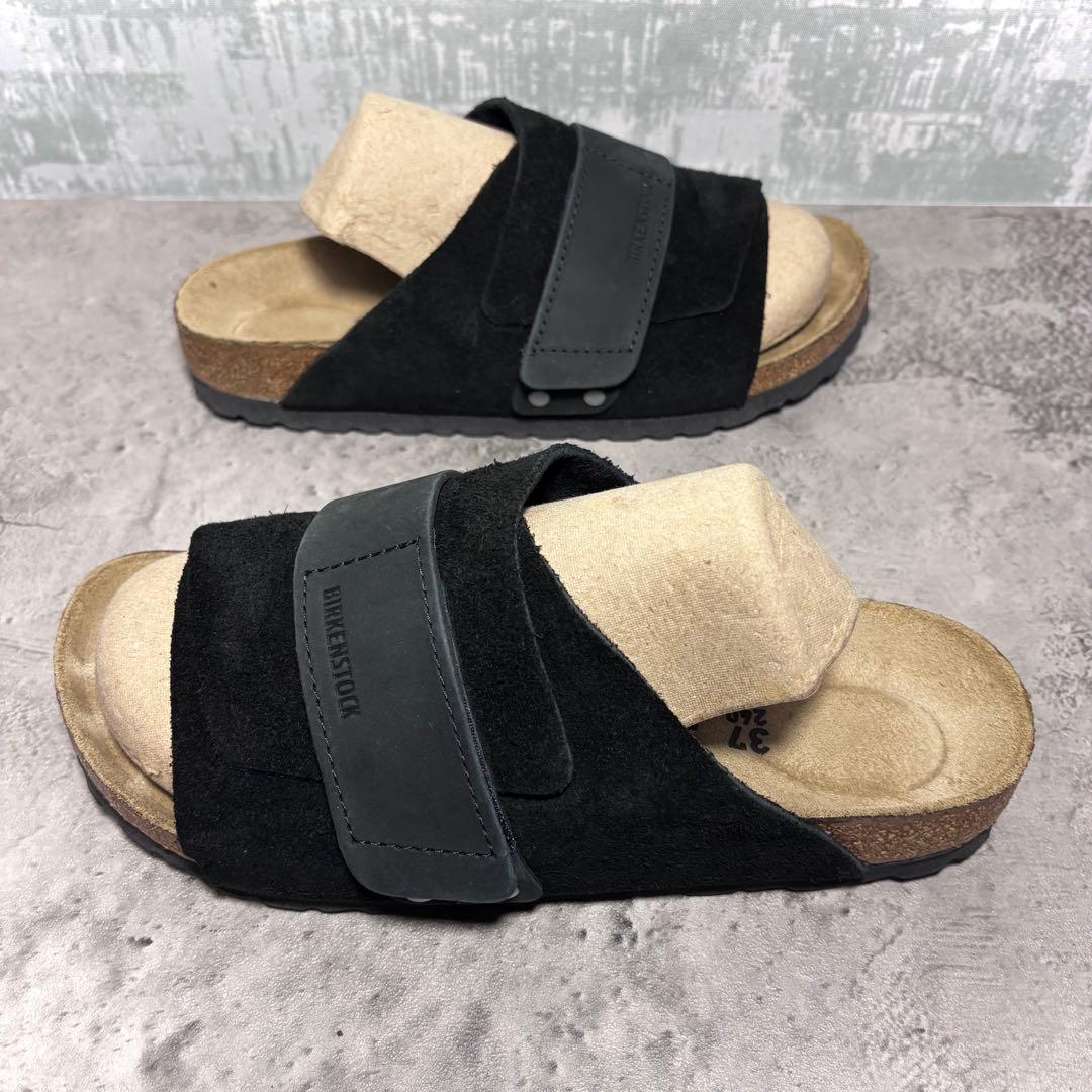 【岡田幸広！】ビルケンシュトック キョウト 37 黒 スエード レザー