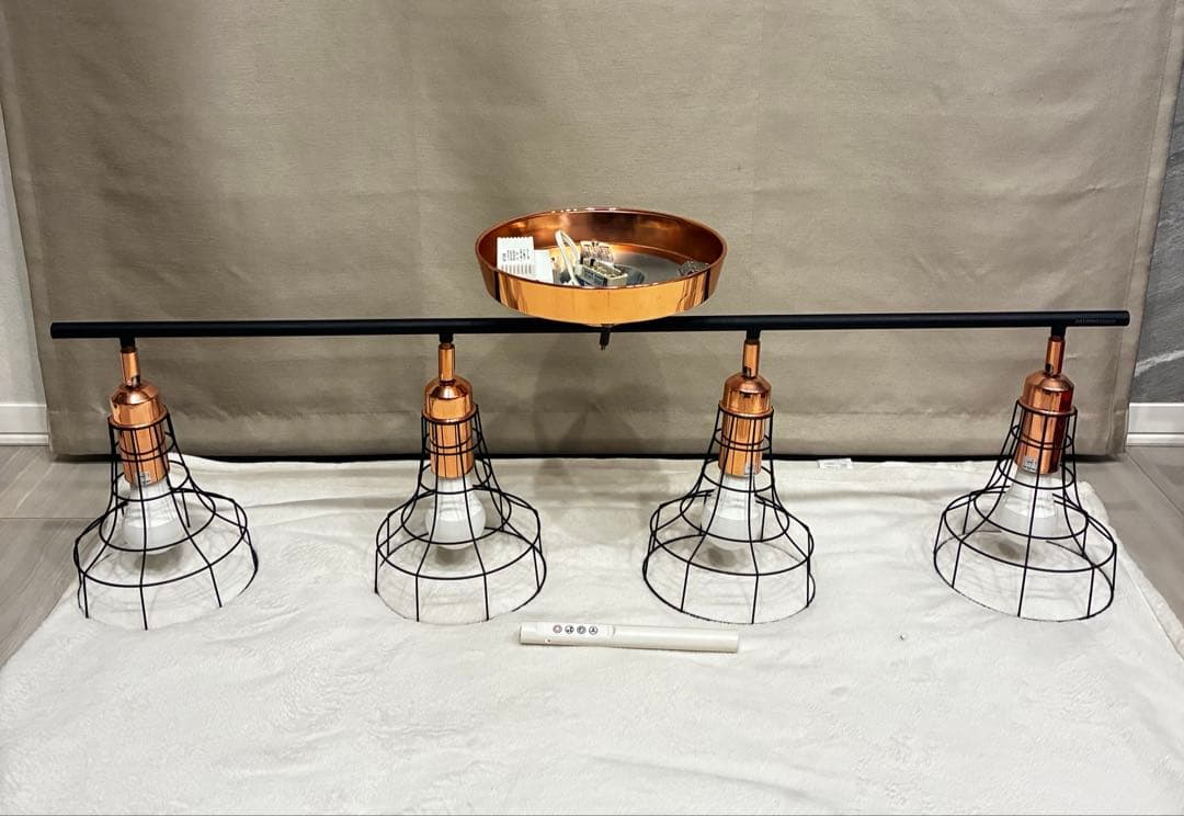 スタジオワークスタジオ 4灯 シーリング ライト AW-0499 リモコン付き