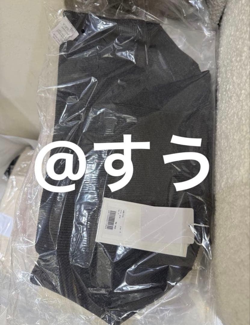 andmary Mary turtle knit tops グレー