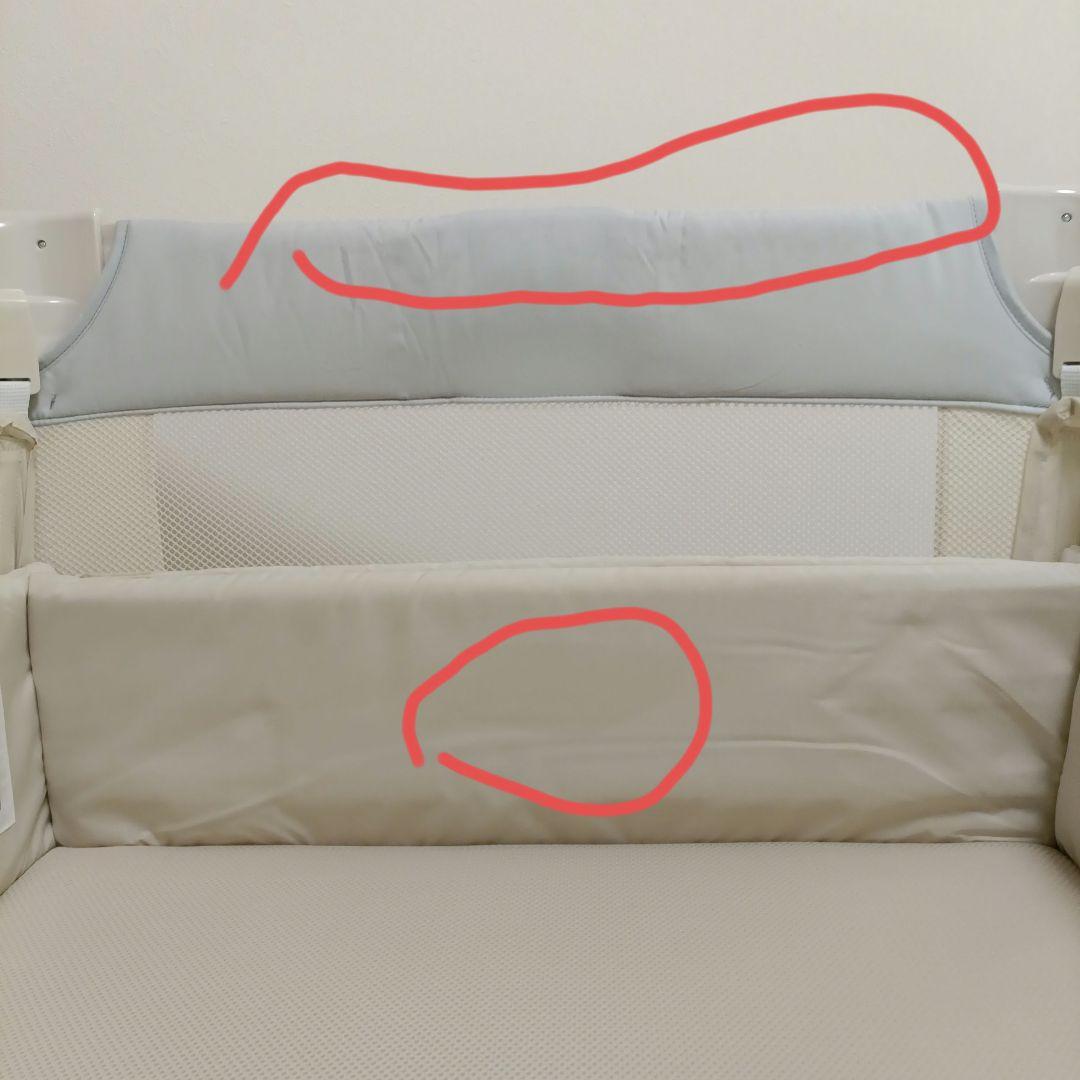 Aprica ベビーベッド ココネルエアーAB ホワイトグレー