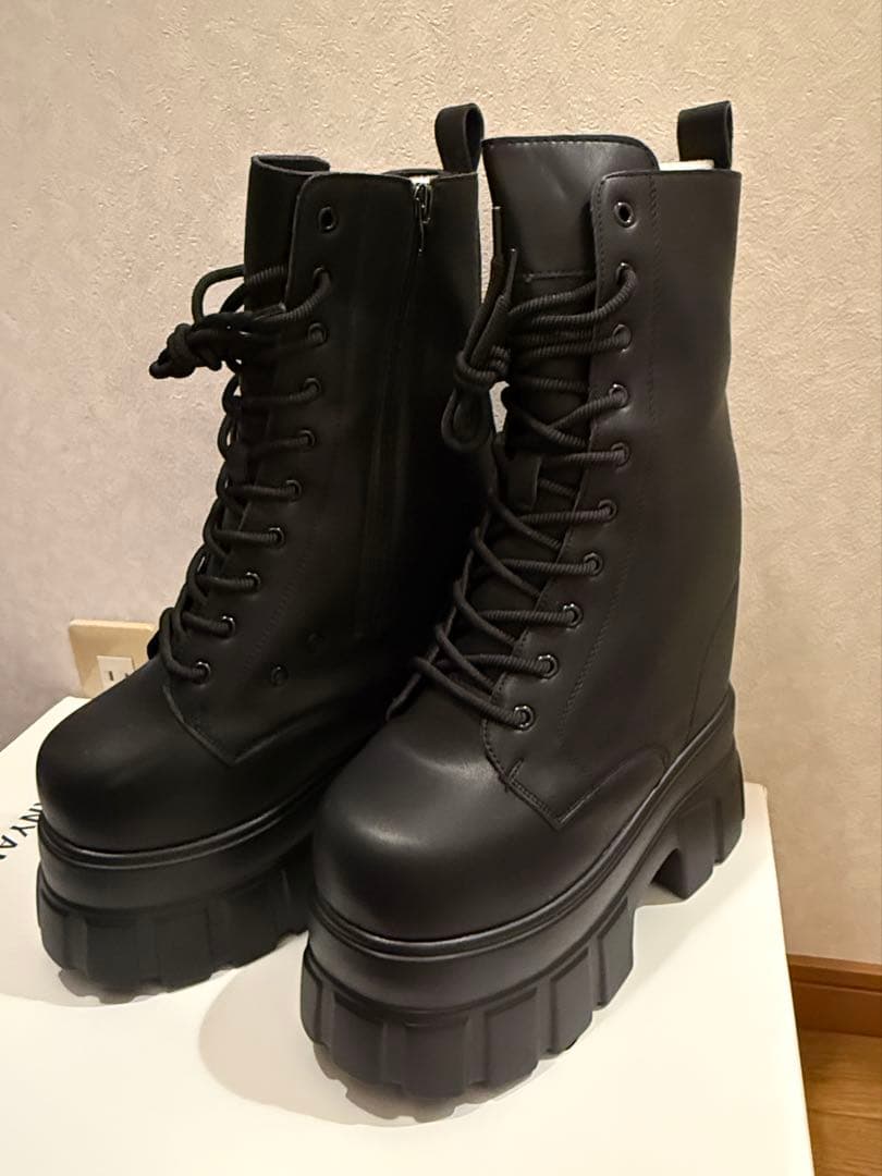厚底ブーツ 淘宝網 タオバオ シークレットブーツ コスプレ 22cm