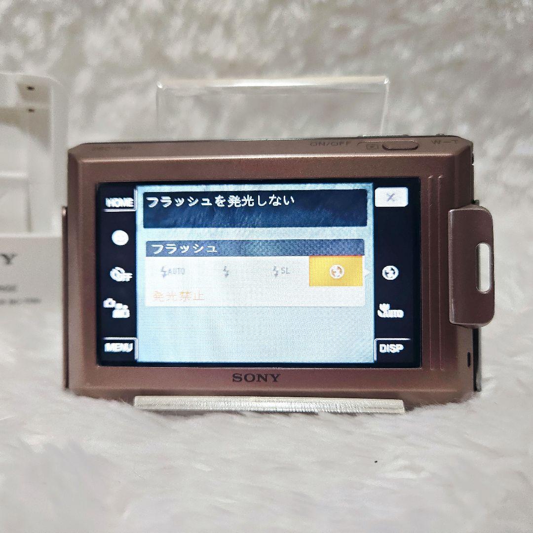 限定値下☆動作確認済 SONY サイバーショット DSC-T90 ブラウン 光沢