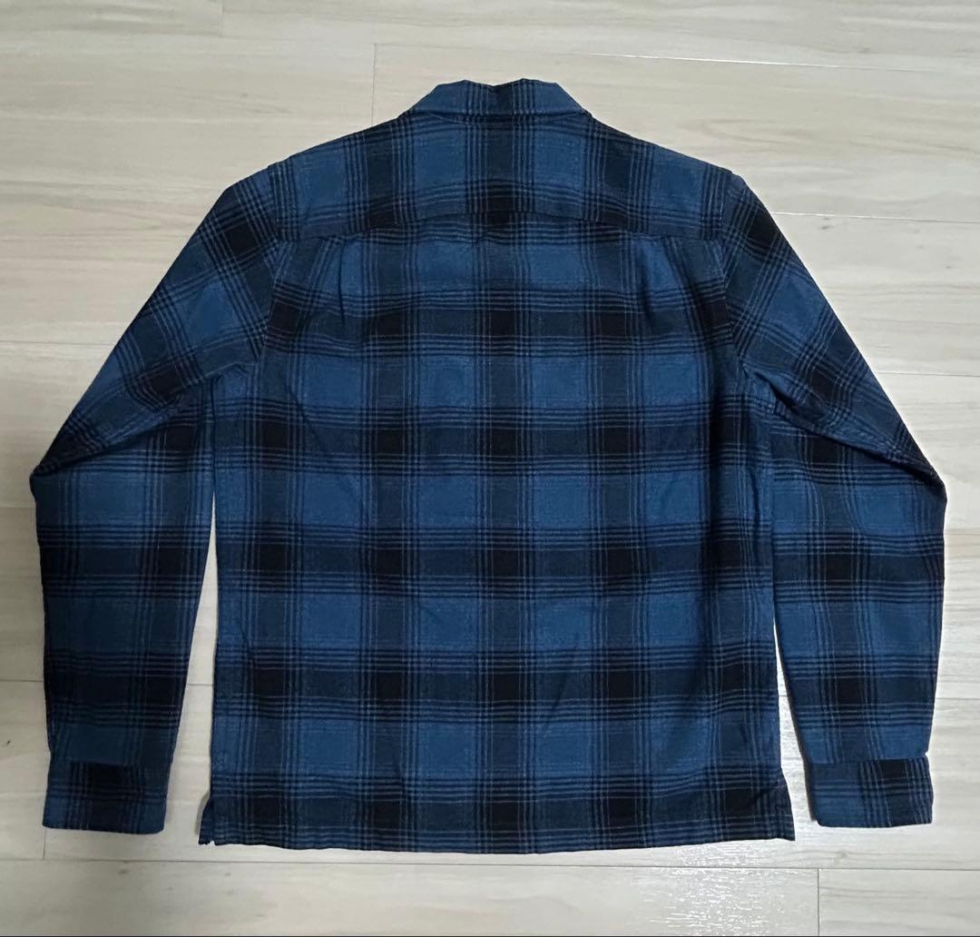 RRL オンプレ チェック オープンカラー シャツ S