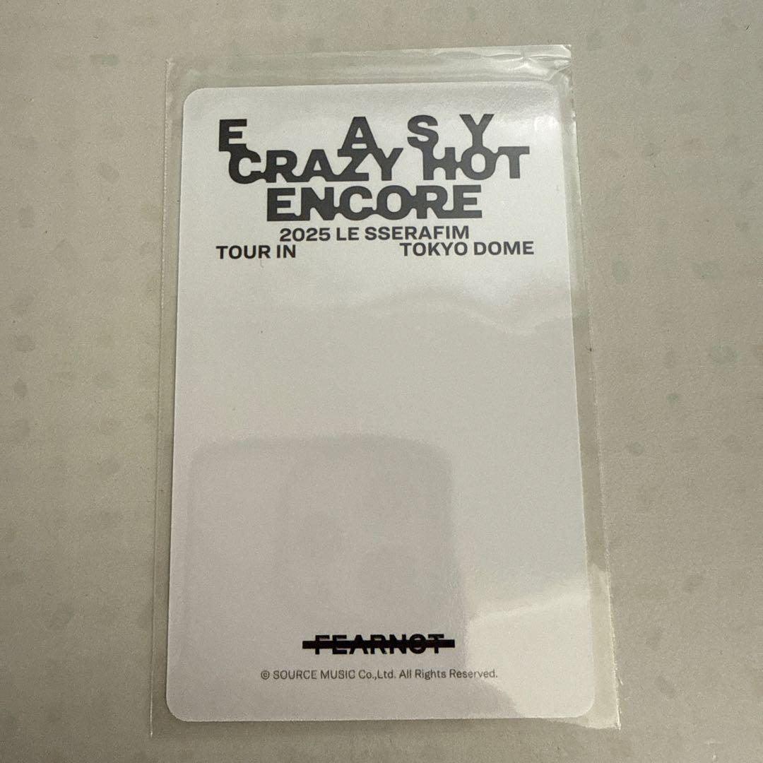 LE SSERAFIM FC 新規入会 特典 ウンチェ メンバーシップ トレカ