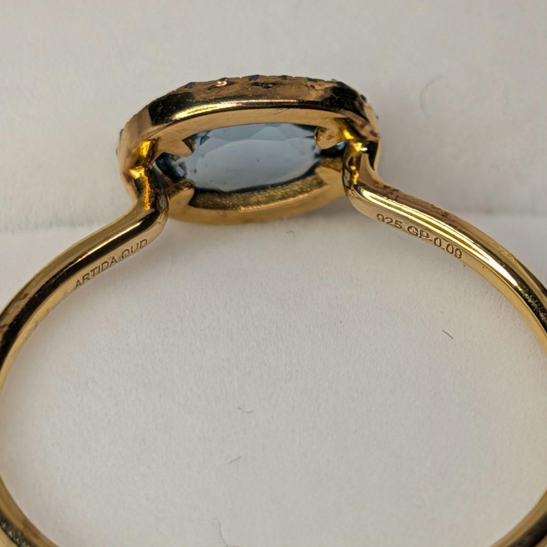 artida oud 色石 パヴェダイヤモンド リング 15号