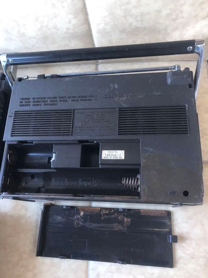 SONY カセットレコーダーCF-1950などジャンク品ラジオ5台(G23)