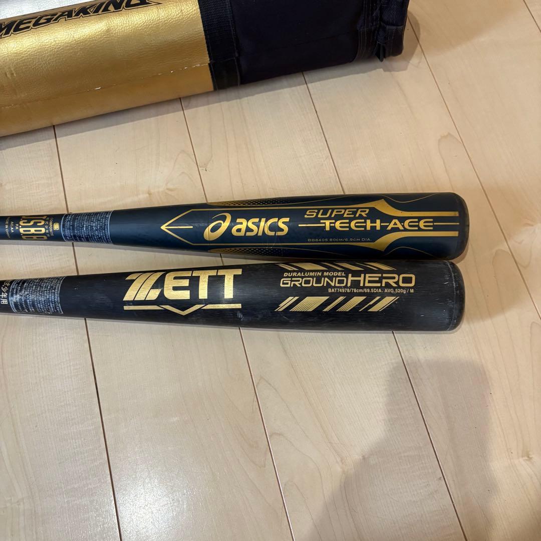 asics 少年軟式バットSUPER TECH ACE GROUNDHERO