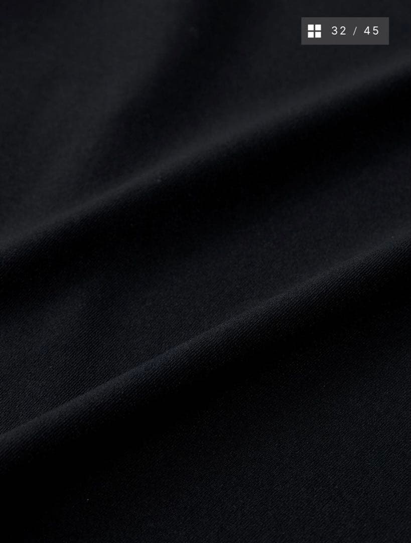 crewre クルーレ 3wayスリットIラインスカート ブラック size2