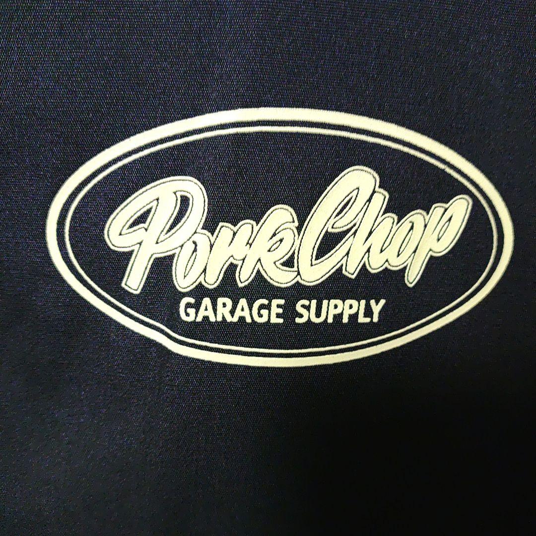 PorkChop Garage Supply ブラックナイロンジャケットXL