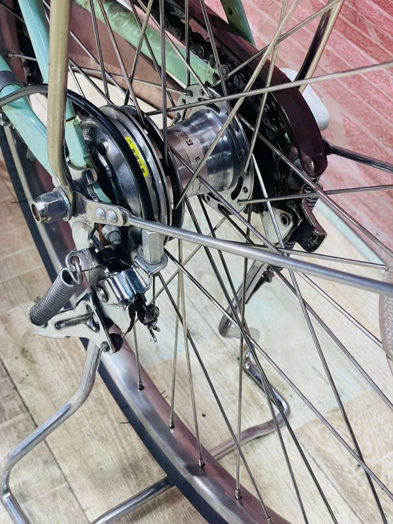 K2913 電動自転車パナソニック ママチャリ24インチ 8Ah 送料無料