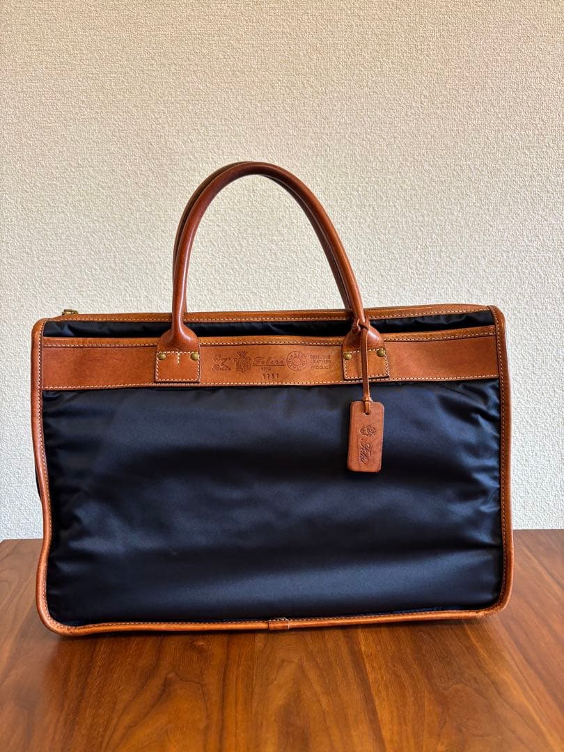 フェリージ ビジネスバッグ 1731/DS ナイロン バケッタレザー 牛革