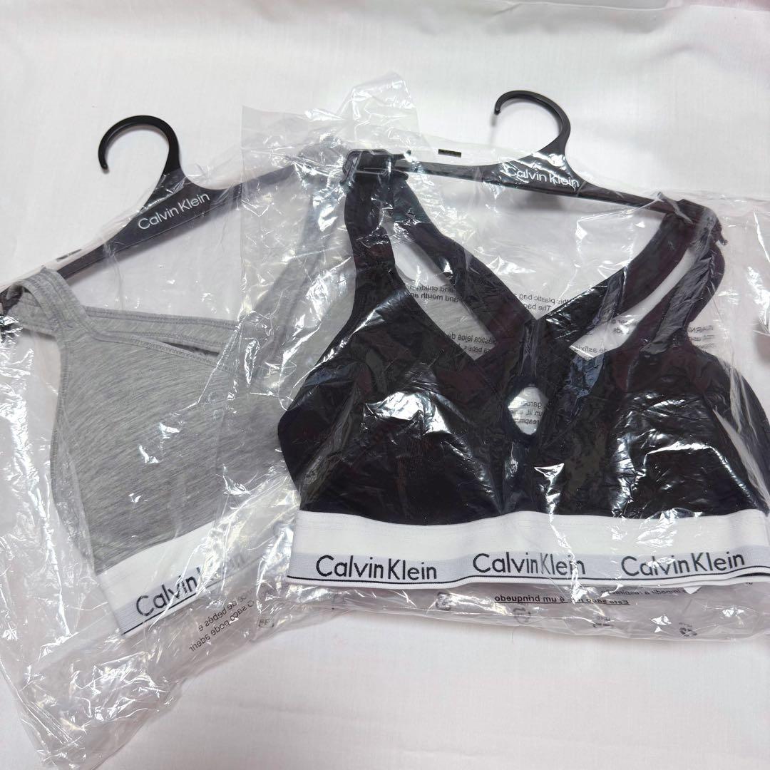   カルバンクライン ブラ QF1654 ブラック グレー