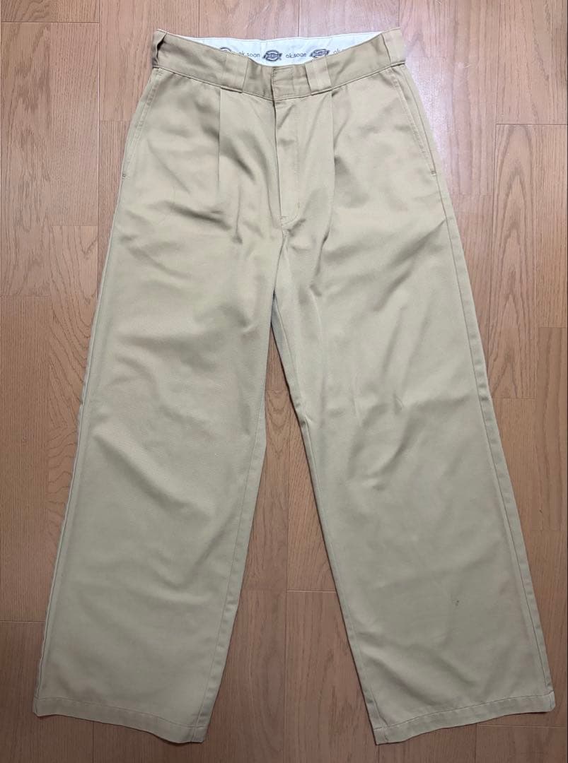 ok.soon×dickies wide chino pants （初期カラー）