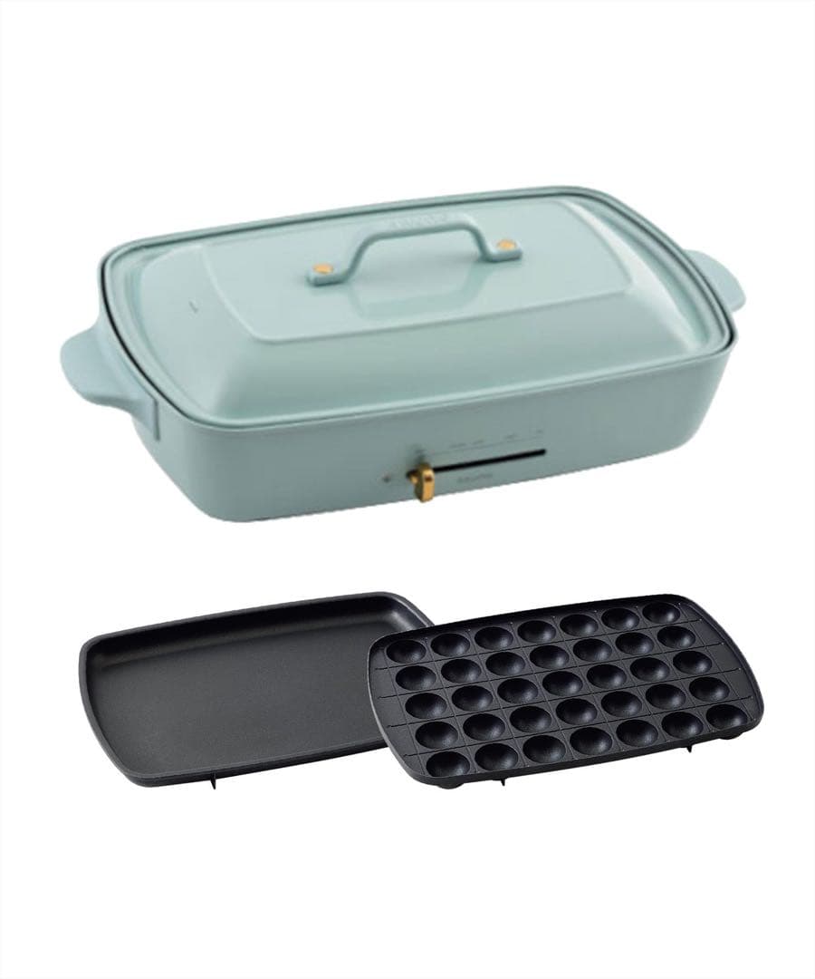 BRUNOホットプレートグランデサイズ・ブルーグレー