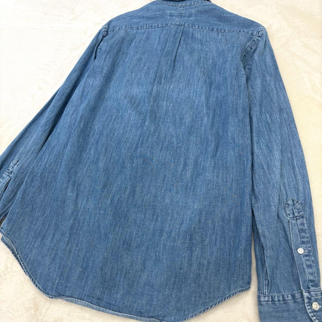 即完売✳︎ラルフローレン現行ダンガリーシャツマルチポニーデニムインディゴ正規品