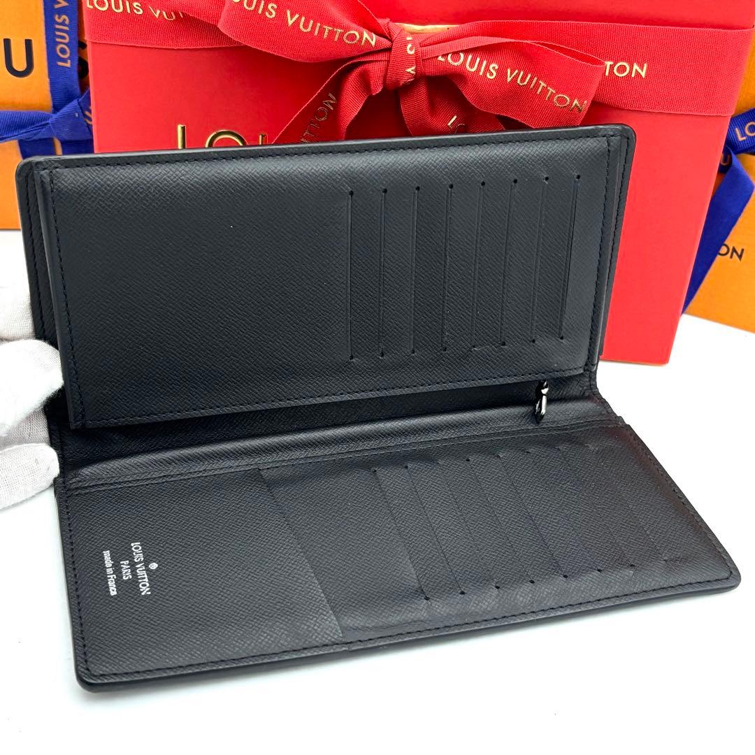 ☆極美品☆ルイヴィトン 長財布 モノグラムエクリプス ブラザ メンズ ブラック
