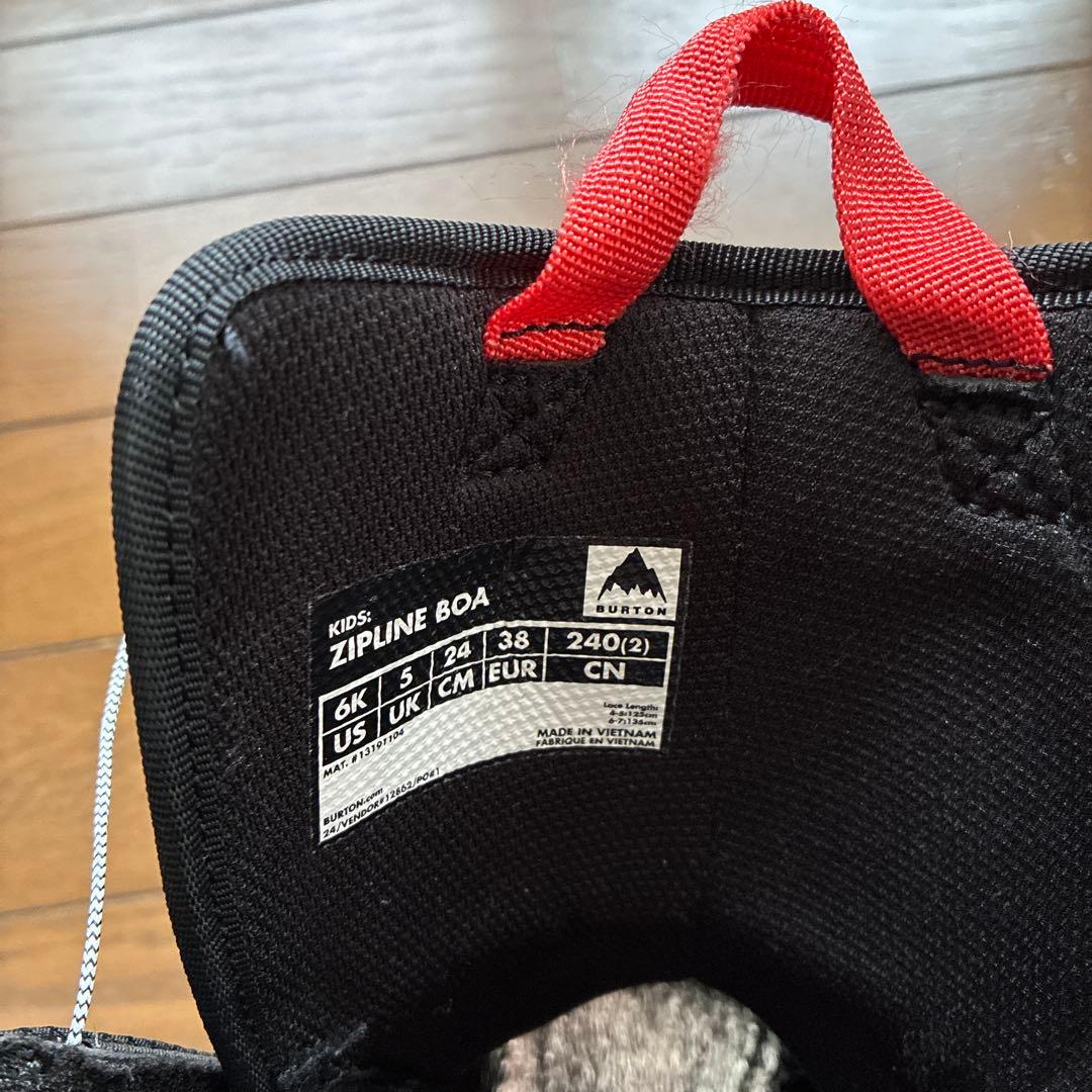 burton ZIPLINE 6k 24cm 子供用　ブーツ　バートン