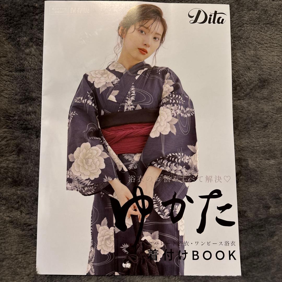 【完売品】Dita ディータ★ 夏夜の百合しらべ ★ワンピース浴衣3点セット