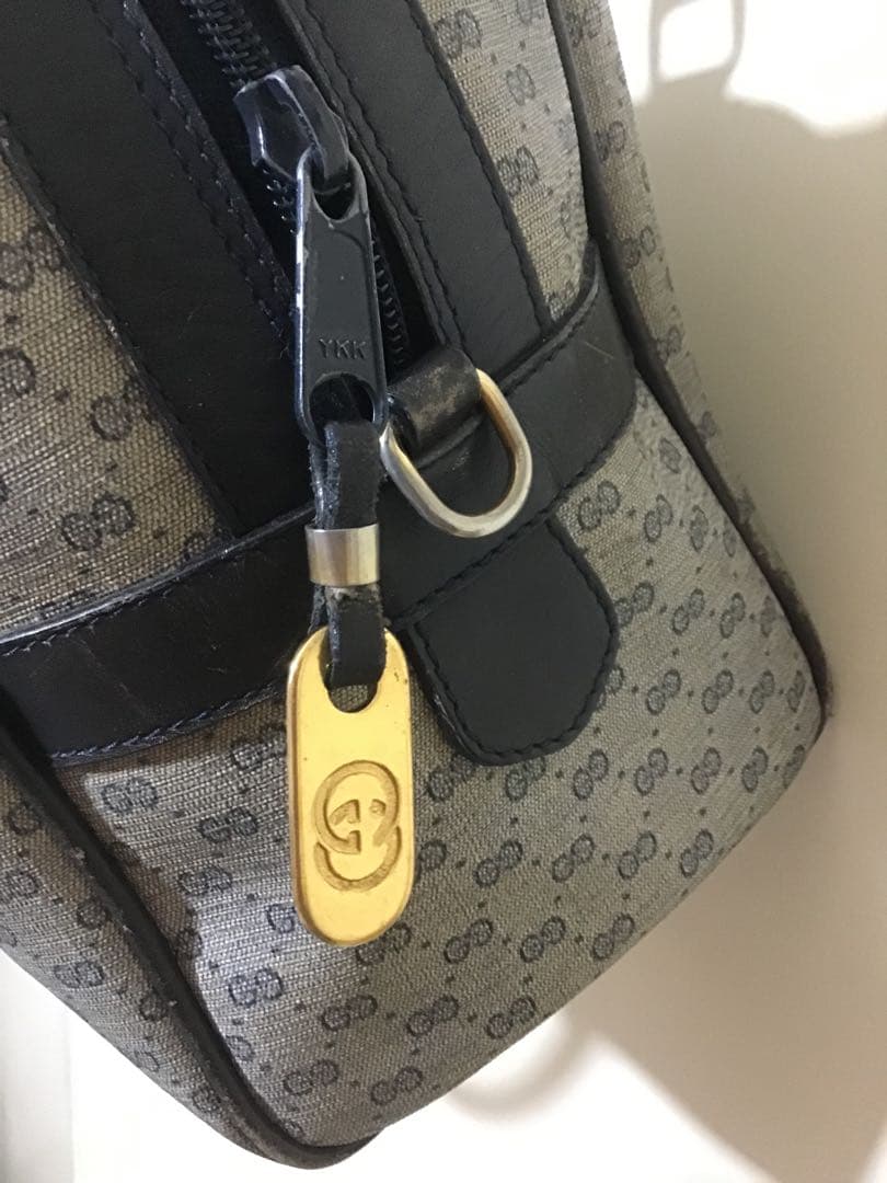 GUCCI GG柄 ヴィンテージ ボストンバッグ ジャンク