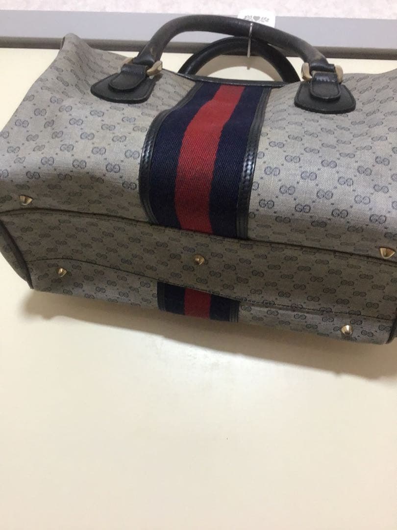 GUCCI GG柄 ヴィンテージ ボストンバッグ ジャンク