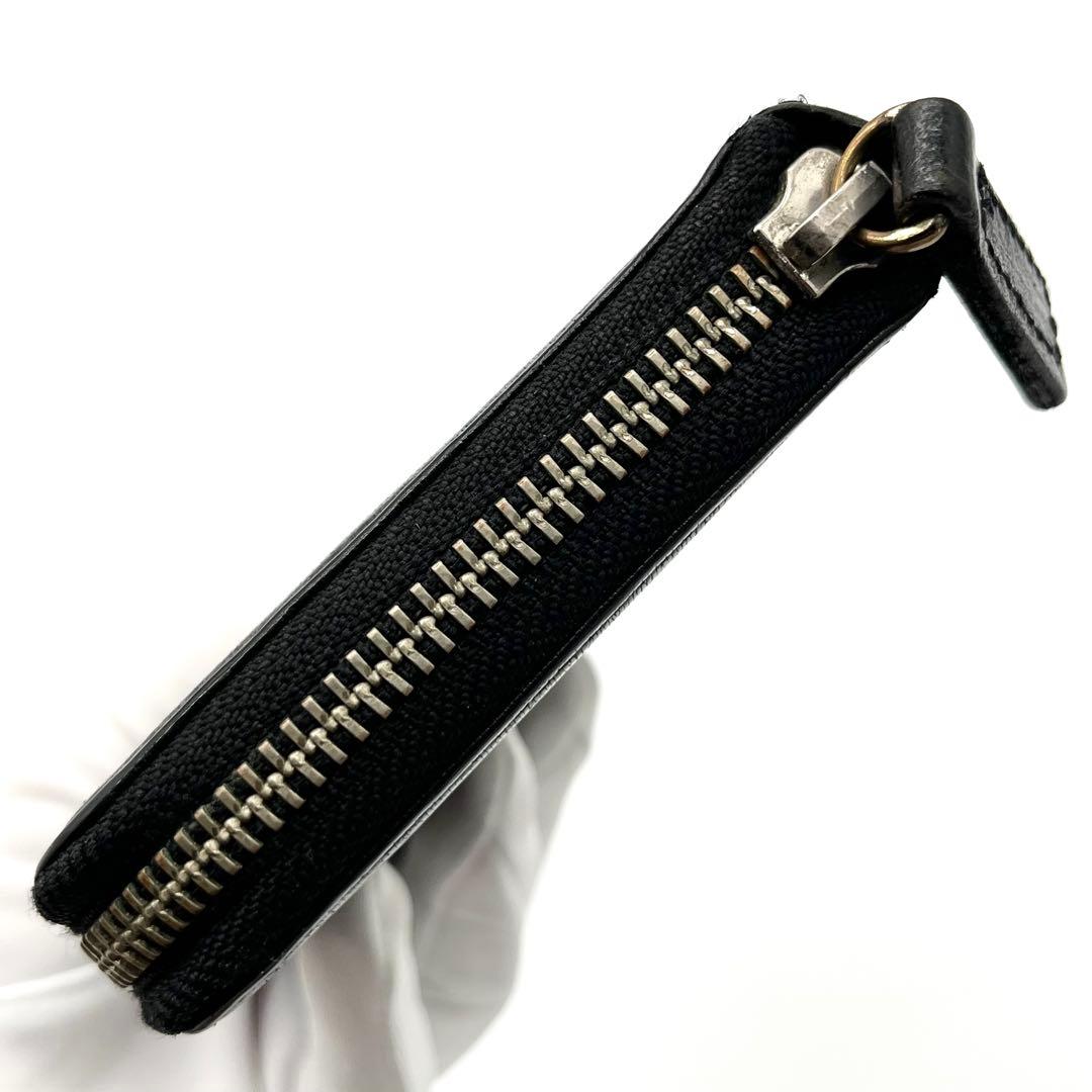 【美品】PORTER カレント　長財布　ラウンドファスナー　レザー　ブラック