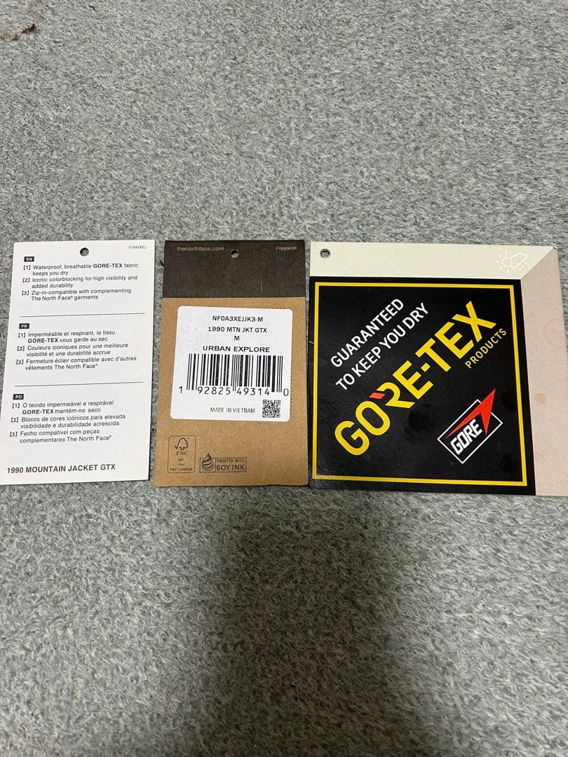 1990 mountain jacket gtx ノースフェイス