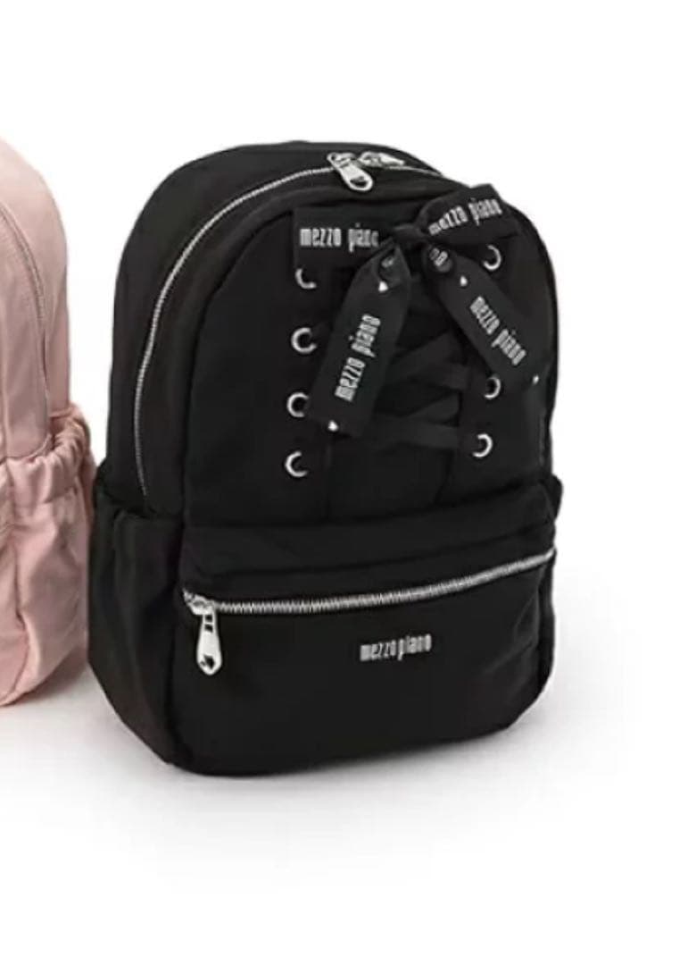 mezzo piano メゾピアノ バレエ バレリーナリュック黒