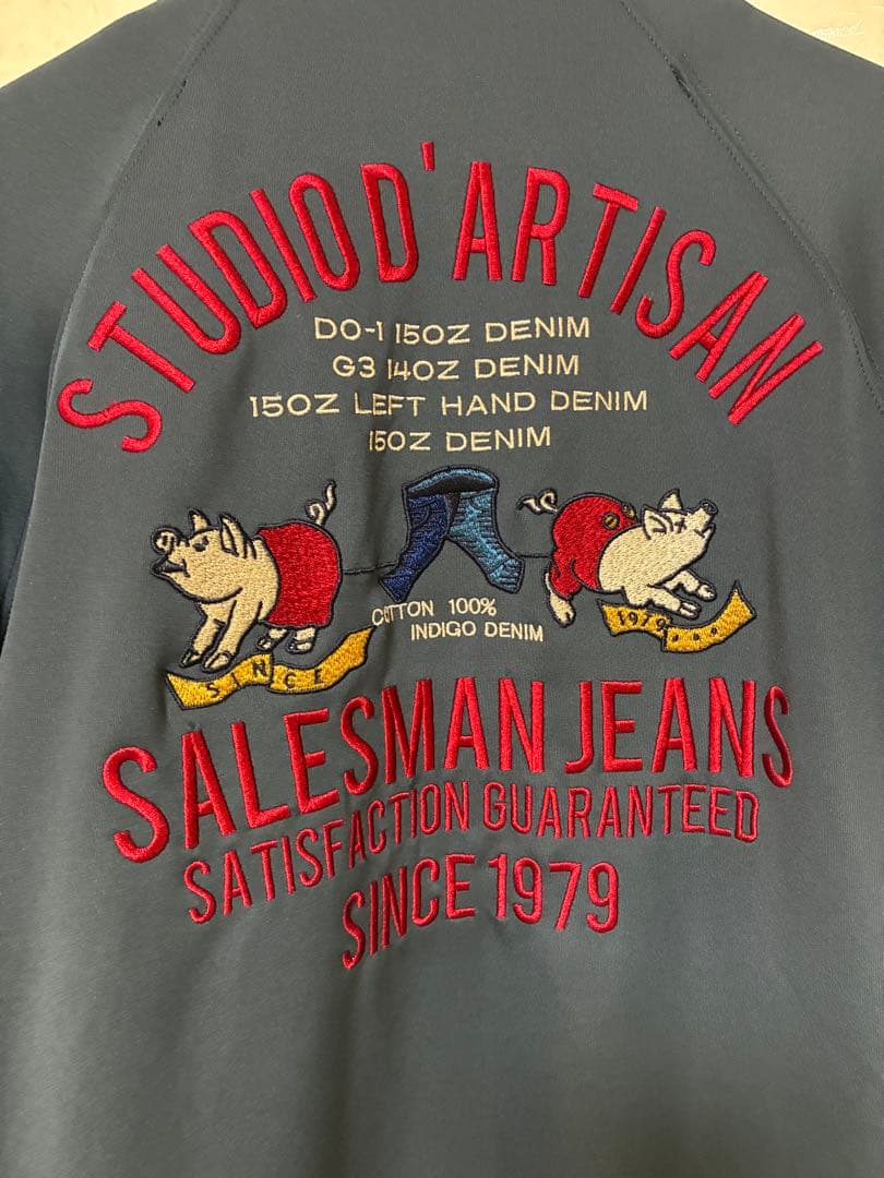 【極美品】ステュディオ・ダルチザン トラックジャケット 品番8092 豚刺繍 S