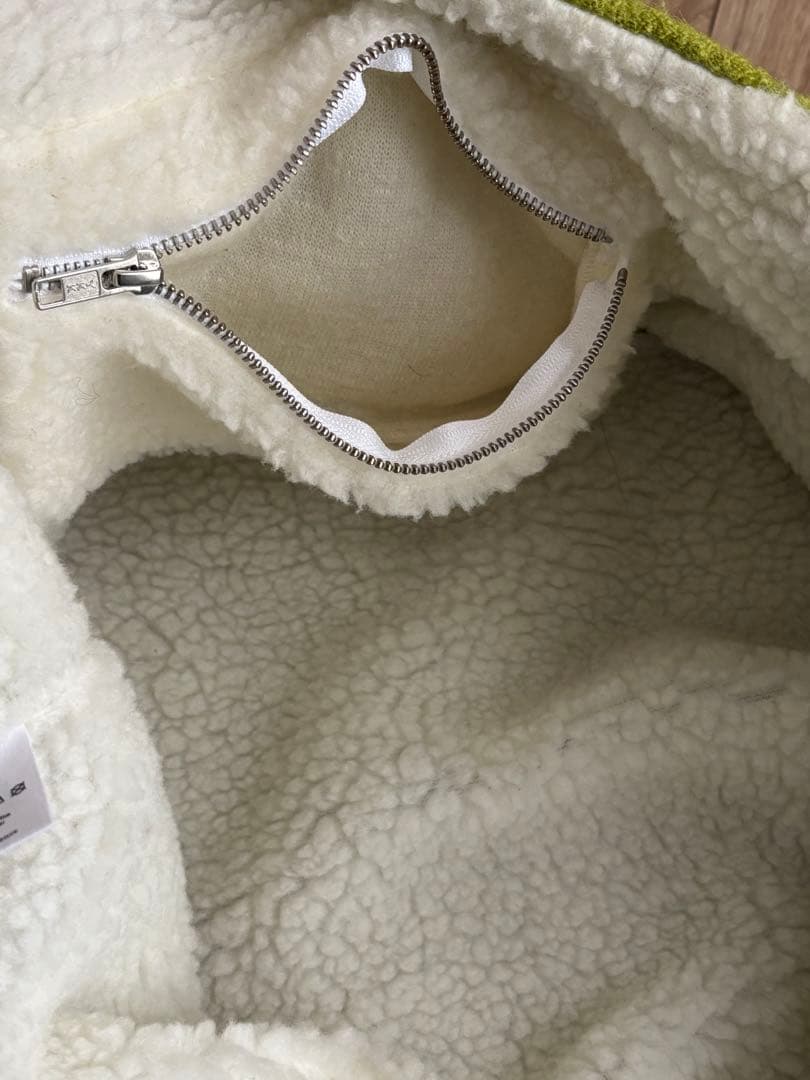 Diemm wool bag トートバッグ 黄緑 グリーン