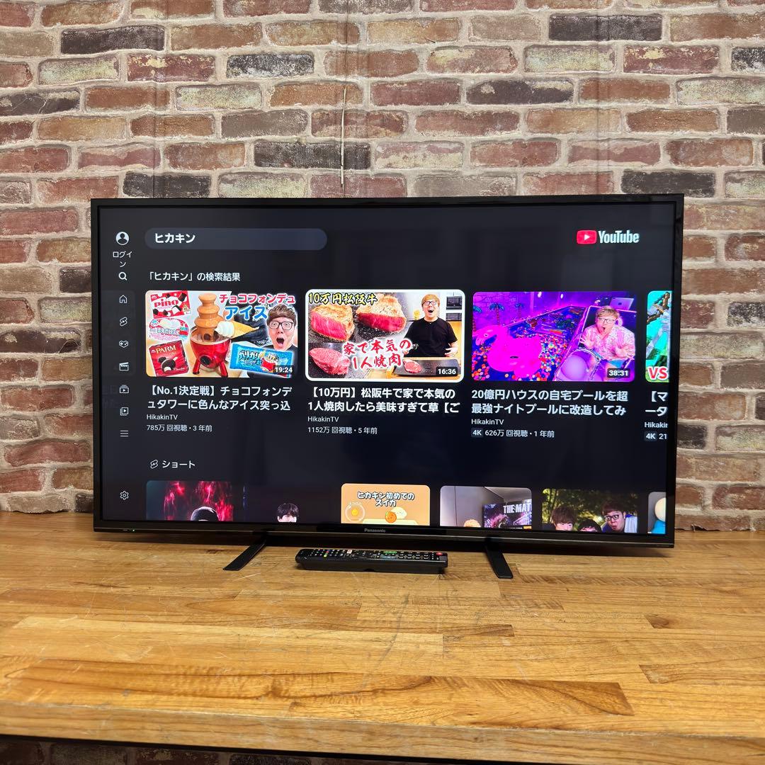 パナソニック 43V型 4K 液晶テレビVIERA TH-43FX600