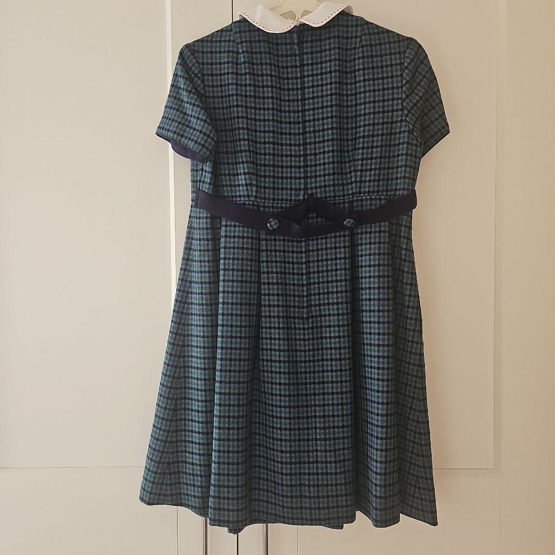 familiar アンサンブル青系ファミリアチェック 130