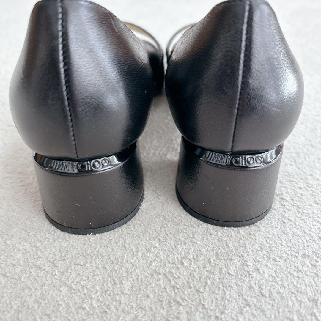 極美品✨ JIMMY CHOO ELISA パンプス チャンキーヒール