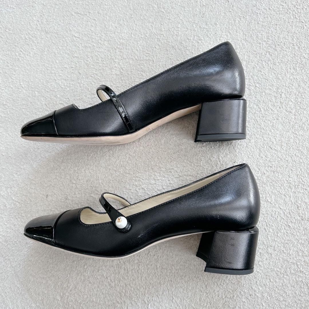 極美品✨ JIMMY CHOO ELISA パンプス チャンキーヒール