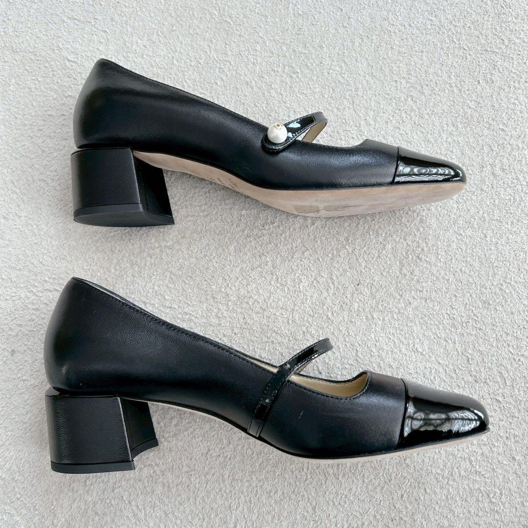極美品✨ JIMMY CHOO ELISA パンプス チャンキーヒール