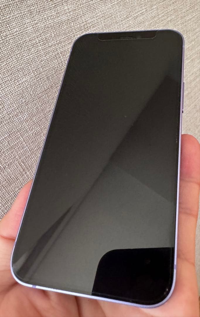 【ジャンク品】Apple iPhone 12mini 128G パープル本体