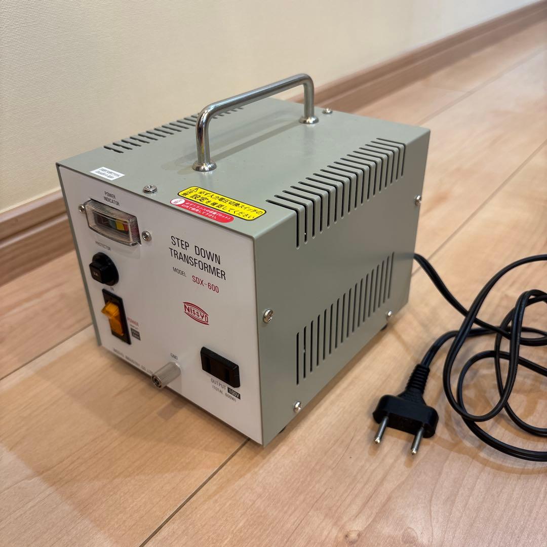 日章 変圧器 SDX-600 美品 ヨーロッパ