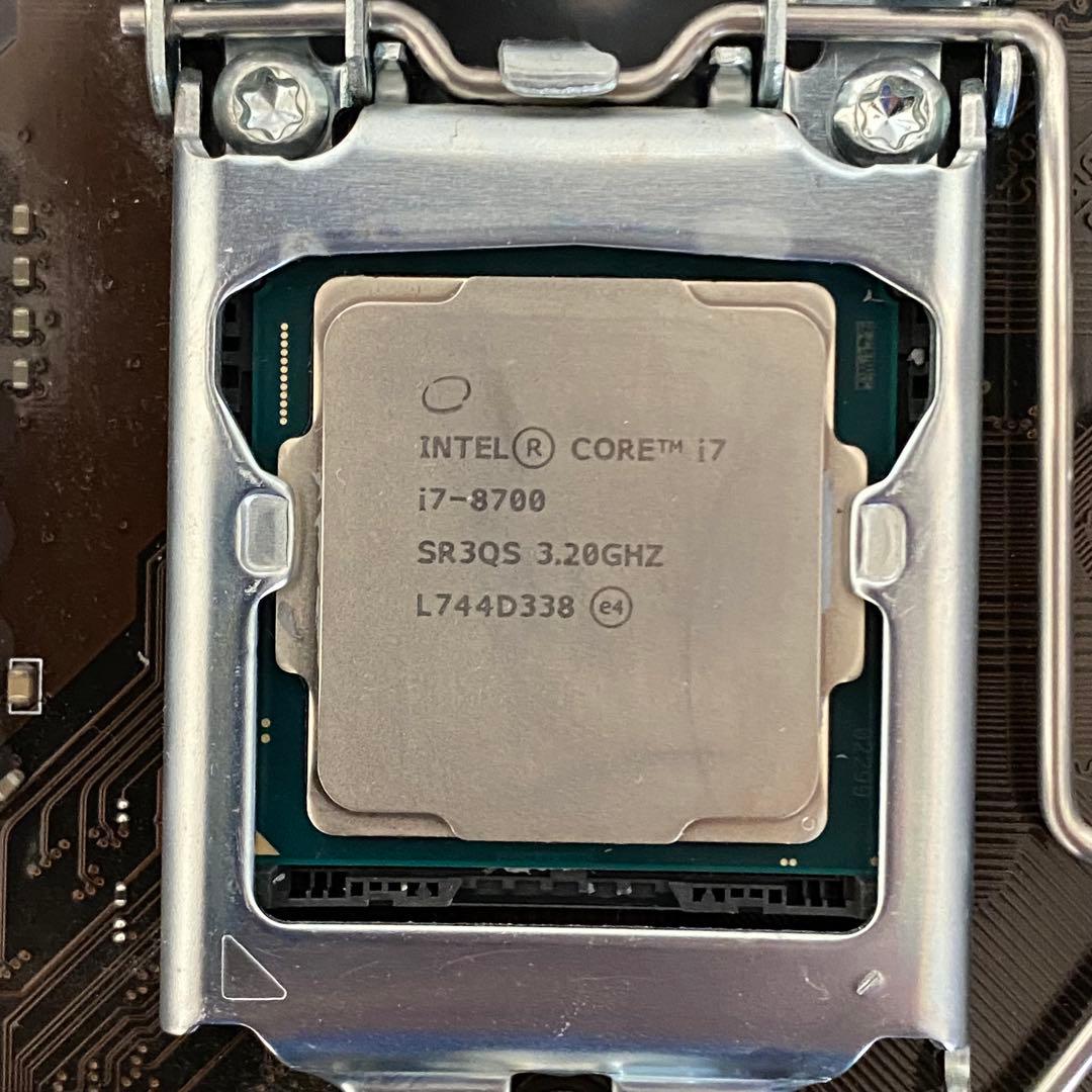 (動作保証なし) Z370-S01 + Intel Core i7-8700