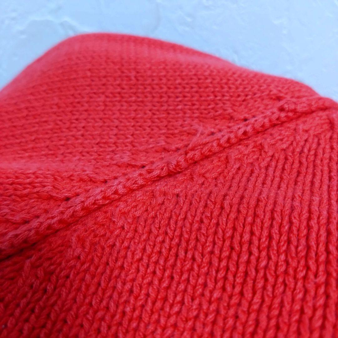 【パチポケ】90s ビンテージ　GAP　ニットパーカー　赤