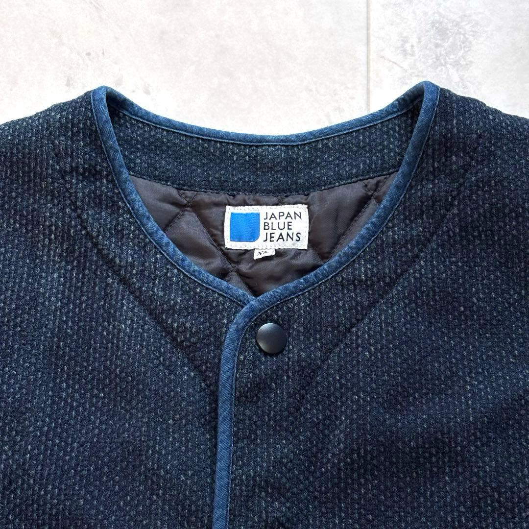【超希少】ジャパンブルージーンズ 刺子パディングベスト XL 日本製 インディゴ