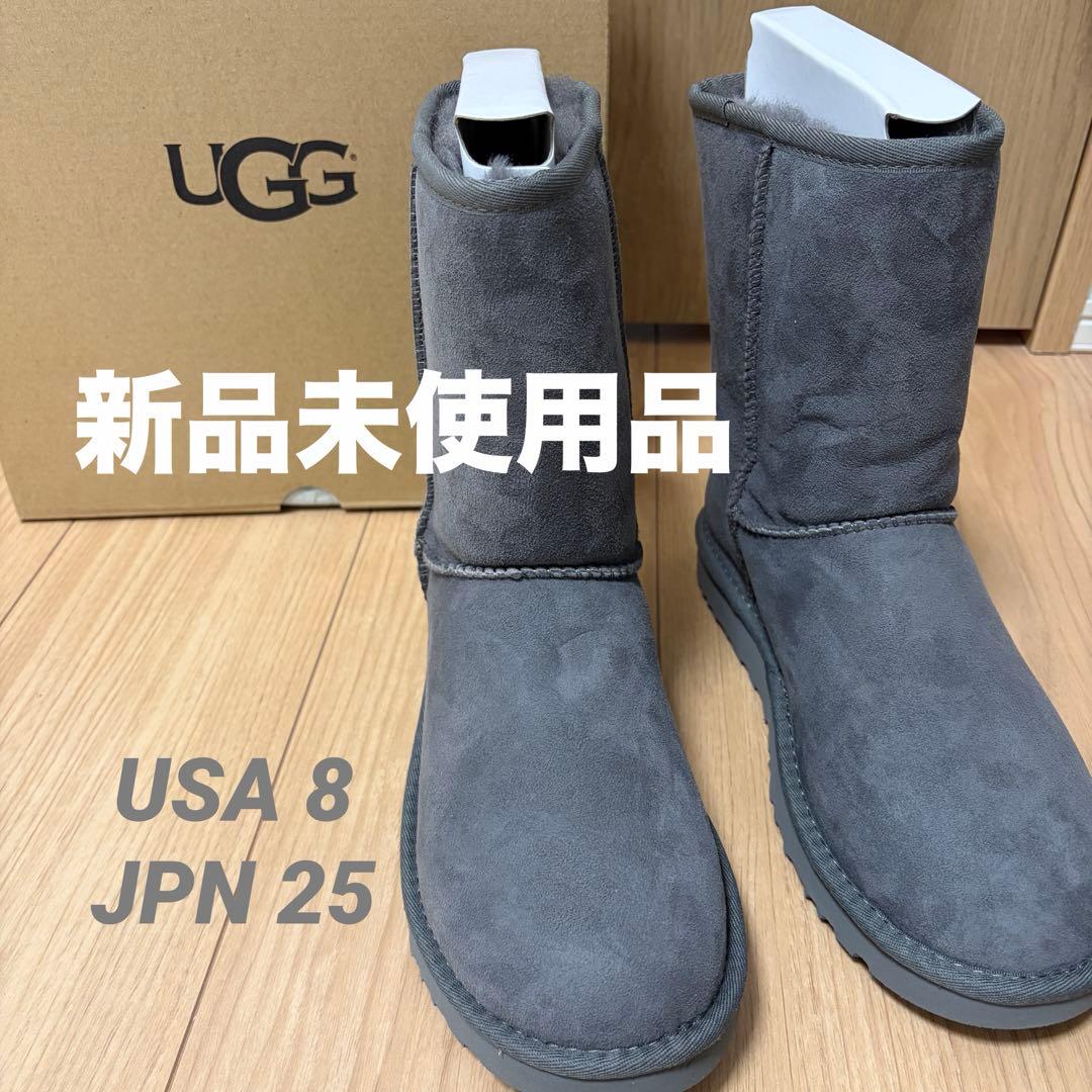【新品未使用品】UGG W CLASSIC SHORT Ⅱ グレー
