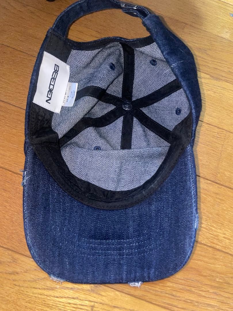 beeden 紺　キャップ