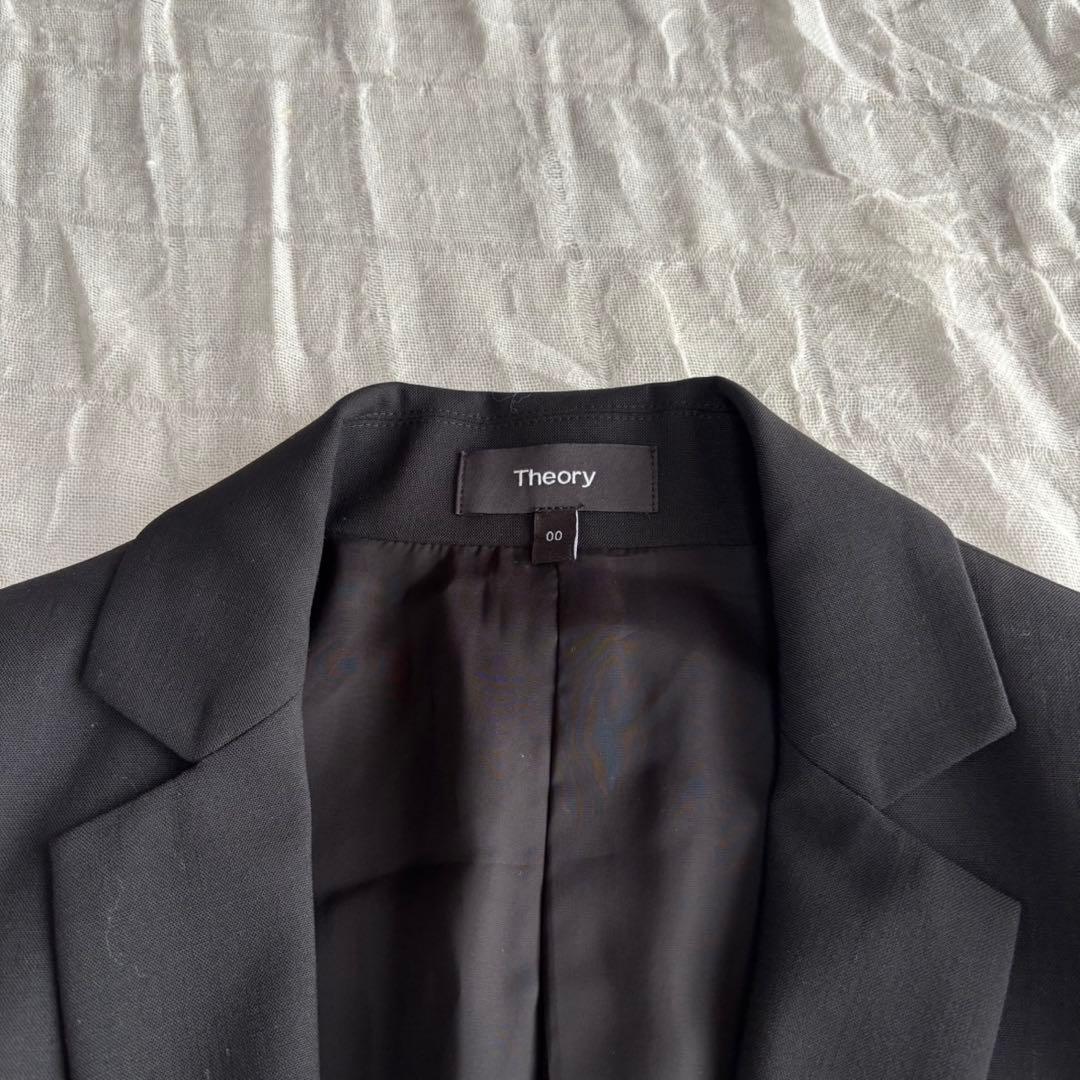 【美品】 セオリー パンツスーツ テーラードジャケット テーパードパンツ