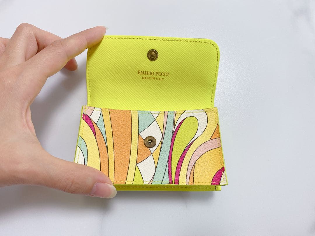 【未使用】EMILIO PUCCI 名刺入れ エミリオプッチ カードケース
