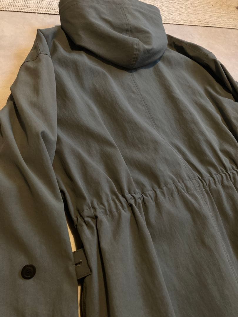 STILL BY HAND スティルバイハンド　塩縮ナイロンハーフコート