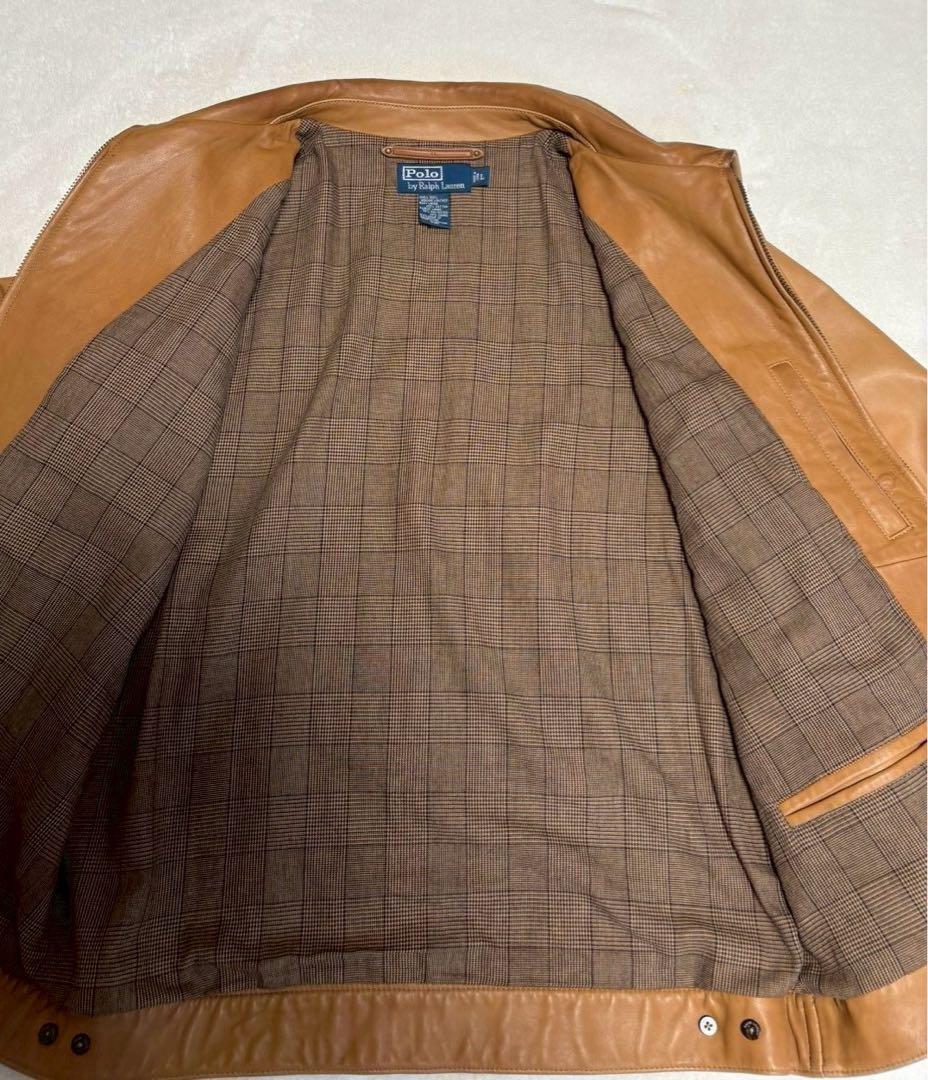 ラルフローレン　Ralph Lauren　レザージャケット　ブラウン